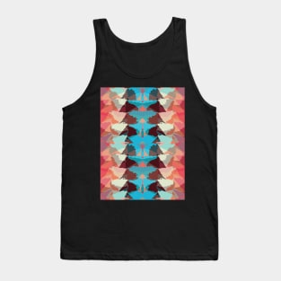 Abstract Retro Melted Pattern Tank Top